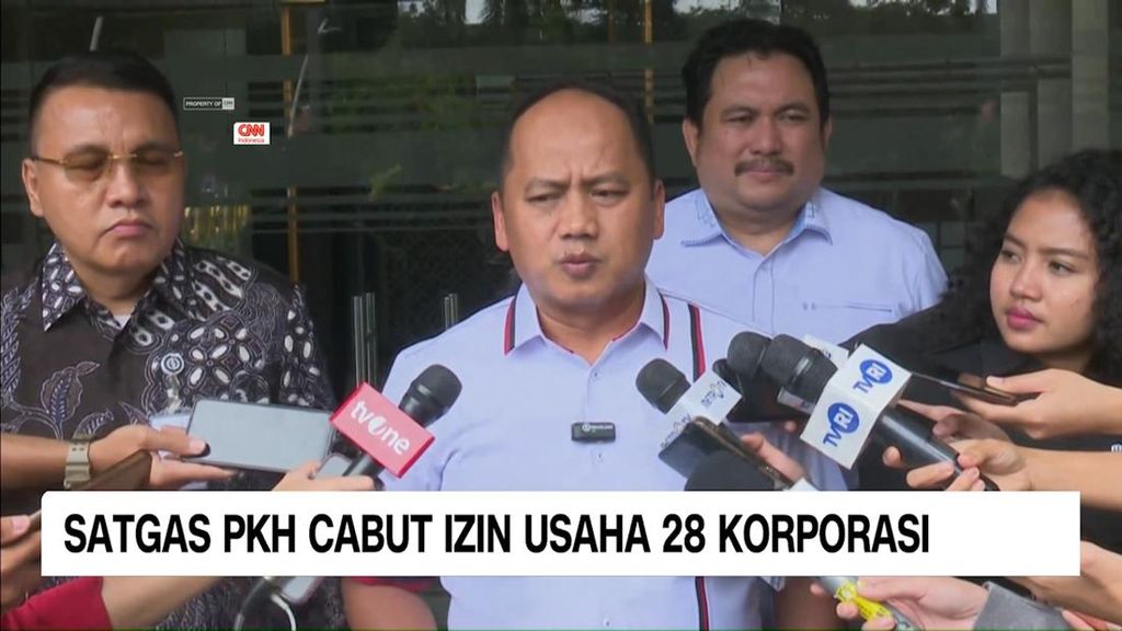 VIDEO: Satgas PKH Cabut Izin Usaha 28 Korporasi