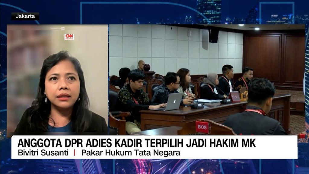 VIDEO: Anggota DPR Adies Kadir Terpilih Jadi Hakim MK