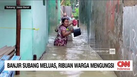 VIDEO: Banjir Subang Meluas, Ribuan Warga Mengungsi