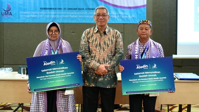 Program ini menjadi wujud penghargaan tulus atas loyalitas para nasabah pensiunan yang telah mempercayakan layanan keuangannya kepada Bank Aladin Syariah.