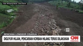 VIDEO: Pencarian Korban Hilang Terus Dilakukan Meski Diguyur Hujan