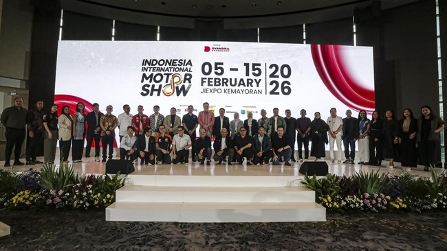 IIMS 2026 akan digelar 5-15 Februari di Jakarta, tampilkan inovasi otomotif, olahraga, dan hiburan, target transaksi Rp8 triliun dengan 579.337 pengunjung.