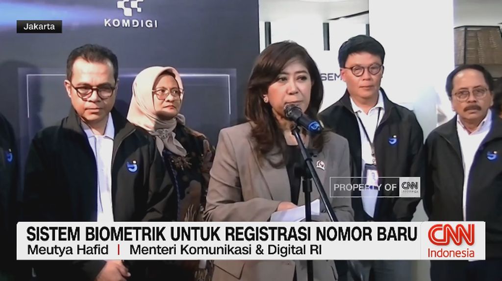 VIDEO: Komdigi Luncurkan Sistem Biometrik untuk Registrasi Nomor Baru