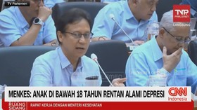 VIDEO: Menkes: Anak di Bawah 18 Tahun Rentan Alami Depresi