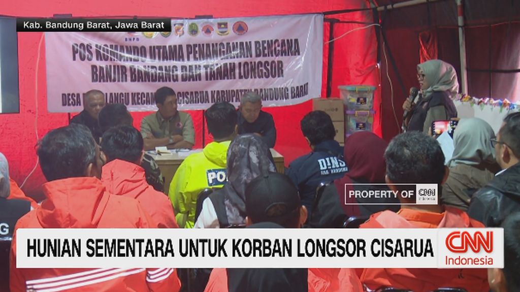 VIDEO: Pemerintah Siapkan Hunian Sementara Korban Longsor Cisarua