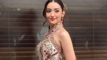 Jalani Prosesi Tea Pai, 7 Detail Penampilan Ranty Maria Pakai Cheongsam Adat Tionghoa