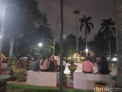 Taman Gajah Mada Medan Jadi Tempat Favorit Warga, Tetap Ramai di Malam Hari
