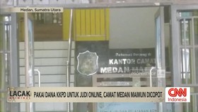 VIDEO: Pakai Dana KKPD untuk Judi Online, Camat Medan Maimun Dicopot