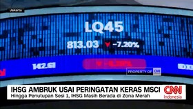 VIDEO: IHSG Ambruk Usai Peringatan Keras MSCI
