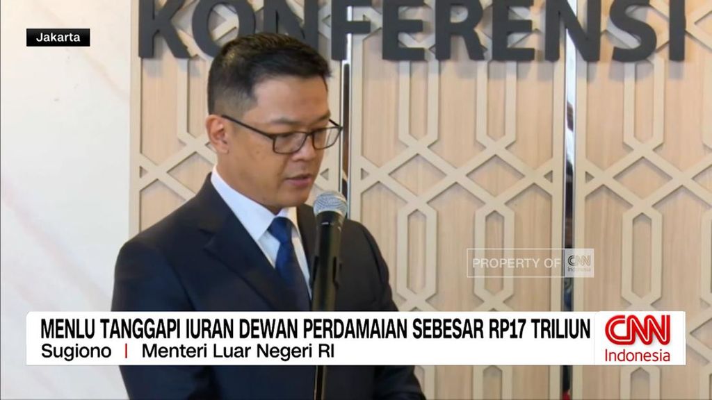 VIDEO: Menlu Tanggapi Iuran Dewan Perdamaian Rp17 Triliun