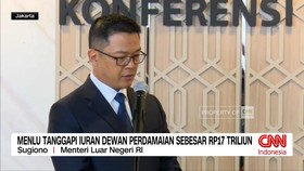 VIDEO: Menlu Tanggapi Iuran Dewan Perdamaian Rp17 Triliun