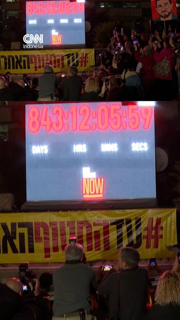 Detik-detik Israel Matikan Jam Tanda Serang Gaza usai 844 Hari Agresi