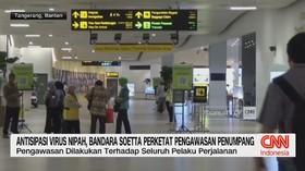 VIDEO: Antisipasi Virus Nipah, Bandara Soetta Perketat Pengawasan