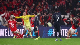 Kiper Cetak Gol Injury Time ke Gawang Madrid, Benfica Lolos Dramatis