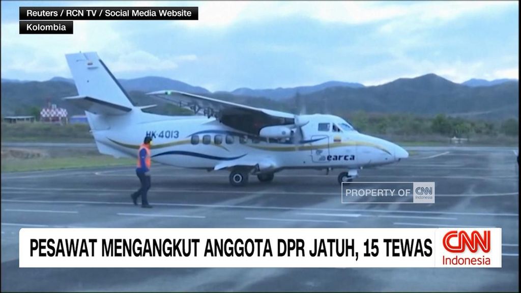 VIDEO: Pesawat Mengangkut Anggota DPR Jatuh, 15 Tewas