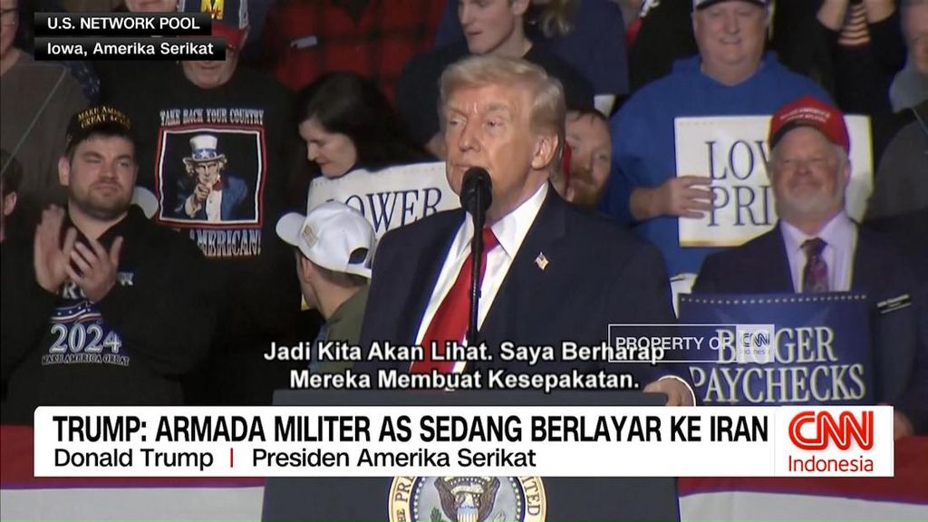 VIDEO: Trump: Armada Militer AS Sedang Berlayar ke Iran