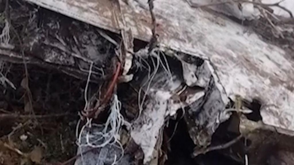 Penampakan Pesawat Jatuh Tewaskan Anggota DPR Kolombia