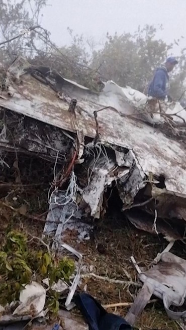 Penampakan Pesawat Jatuh Tewaskan Anggota DPR Kolombia