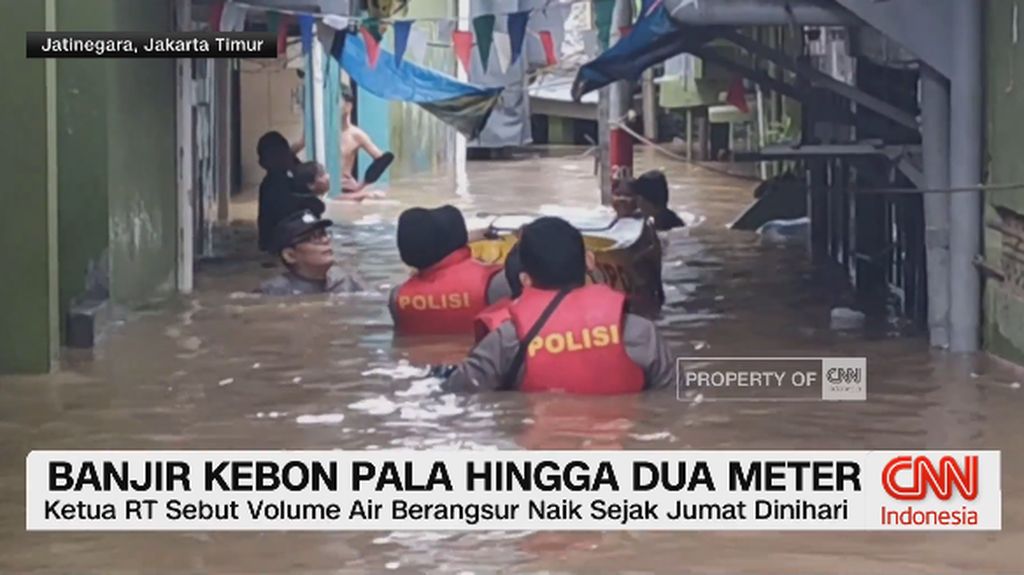 VIDEO: Banjir Rendam Rumah di Kebon Pala dan Pejaten Timur
