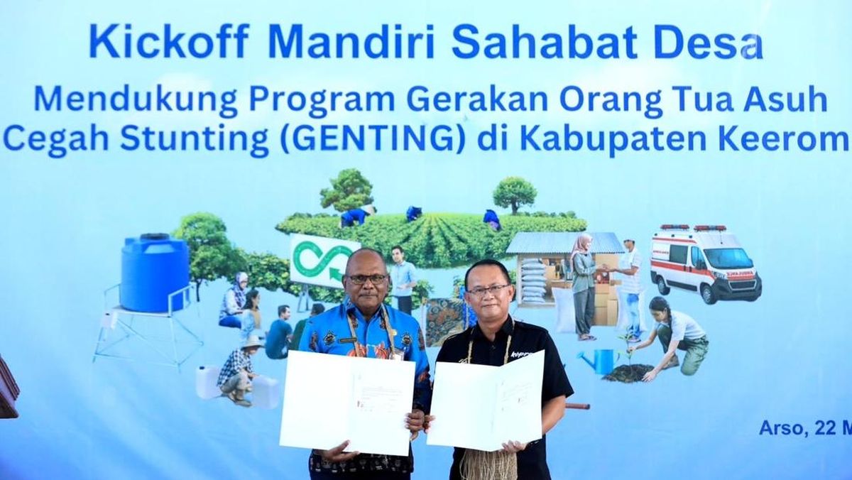 Tekan Stunting, Mandiri Sahabat Desa Perluas Akses Gizi dan Air Bersih