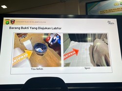Polisi Ungkap soal Bercak Darah di Sprai Kamar Lula Lahfah