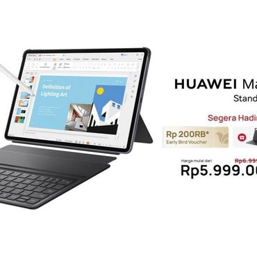 HUAWEI MatePad 11.5 New Standard Edition Dukung Produktivitas Profesional Muda dengan Layar Glossy & Smart Split Keyboard Layaknya PC