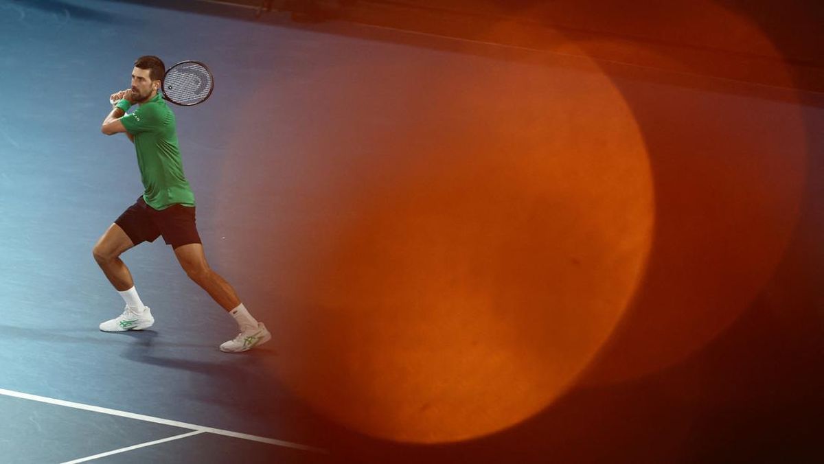 FOTO: Australia Open Siap Sambut Duel Panas Alcaraz vs Djokovic