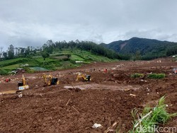 Pencarian Korban Longsor Cisarua: 41 Jenazah Teridentifikasi, 25 Hilang