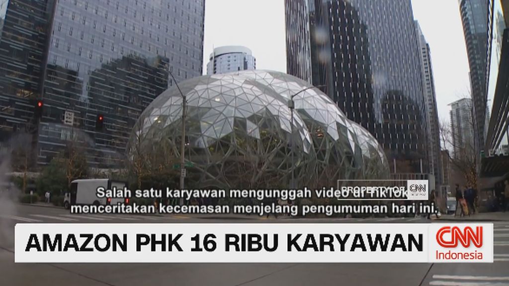 VIDEO: Amazon PHK 16 Ribu Karyawan