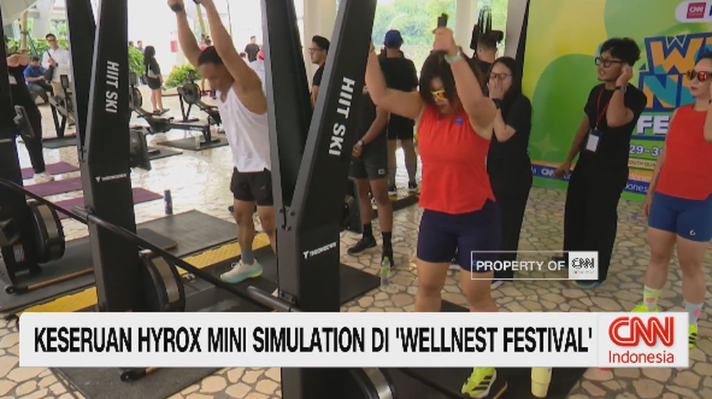 VIDEO: Keseruan Hyrox Mini Simulation di 'Wellnest Festival'