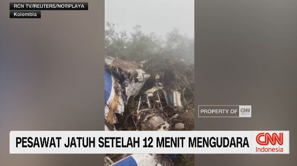 VIDEO: Pesawat Jatuh Setelah 12 Menit Mengudara
