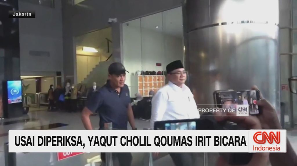 VIDEO: Usai Diperiksa KPK, Yaqut Cholil Qoumas Irit Bicara