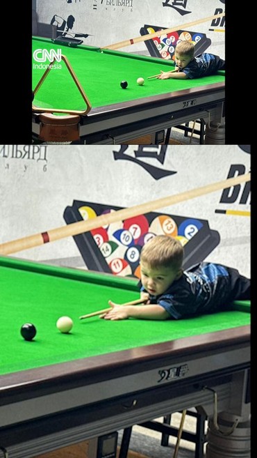 Bocah 2 Tahun Bikin Trickshot, Pecahkan Rekor Dunia