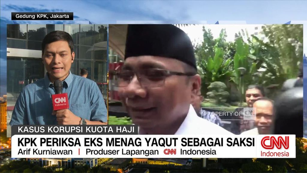 VIDEO: KPK Periksa Eks Menag Yaqut sebagai Saksi