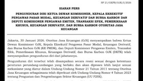 VIDEO: Ketua Dewan Komisioner OJK Mengundurkan Diri