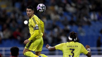FOTO: Ronaldo Cetak Gol, Al Nassr Pepet Al Hilal