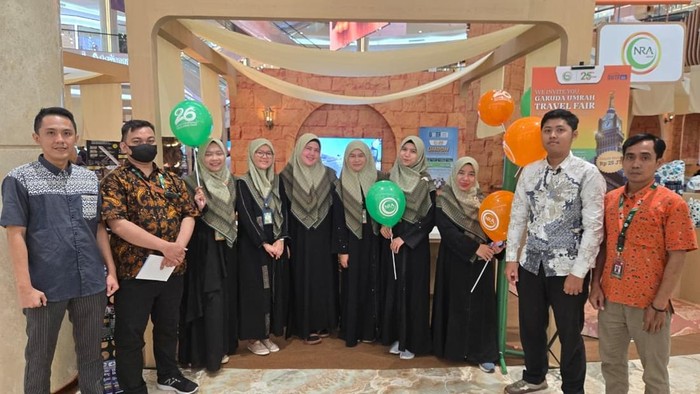 NRA Group, sebagai biro perjalanan umrah & haji terpercaya, resmi berpartisipasi dalam gelaran Garuda Umrah Travel Fair (GUTF) 2026. Temukan berbagai promonya!