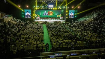 FOTO: Meriahnya Perayaan 100 Tahun NU di Istora Jakarta