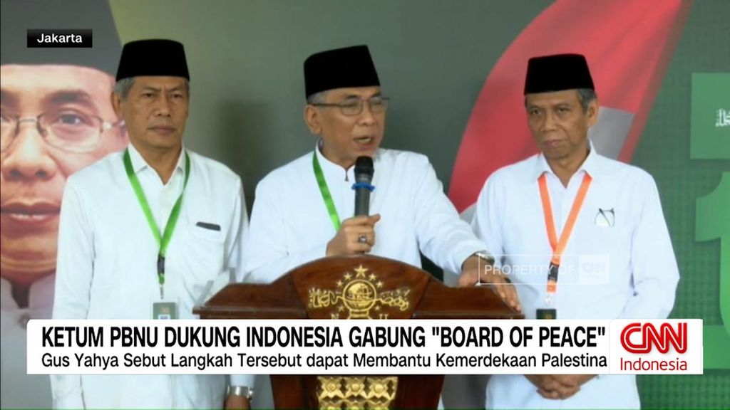 VIDEO: PBNU Dukung Indonesia Gabung Board of Peace