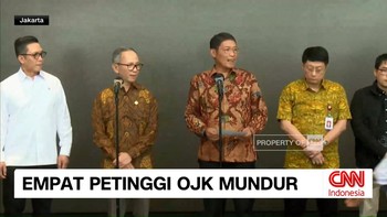 VIDEO: Empat Petinggi OJK Resmi Mengundurkan Diri
