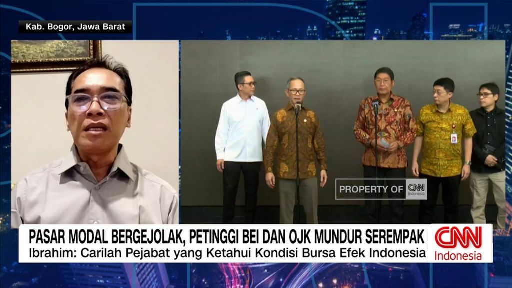 VIDEO: Pasar Modal Bergejolak, Petinggi BEI dan OJK Mundur Serempak