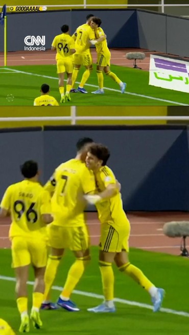 Gol Ronaldo Ke-961 Bantu Al Nassr Kembali ke Posisi 2 Liga Saudi