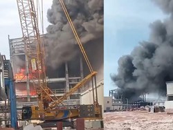 Kebakaran Terjadi di Kawasan Smelter Bauksit PT BAP di Ketapang