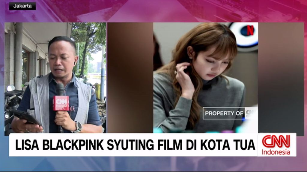 VIDEO: Lisa Blackpink Syuting di Kota Tua, Lalin Direkayasa