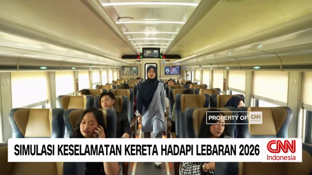 VIDEO: Simulasi Keselamatan Kereta Hadapi Lebaran 2026