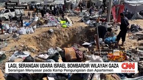 VIDEO: Serangan Udara Israel Kembali Bombardir Wilayah Gaza