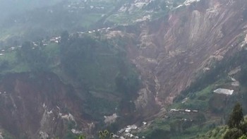 Penampakan Longsor Tambang Coltan di Kongo, 200 Orang Tewas