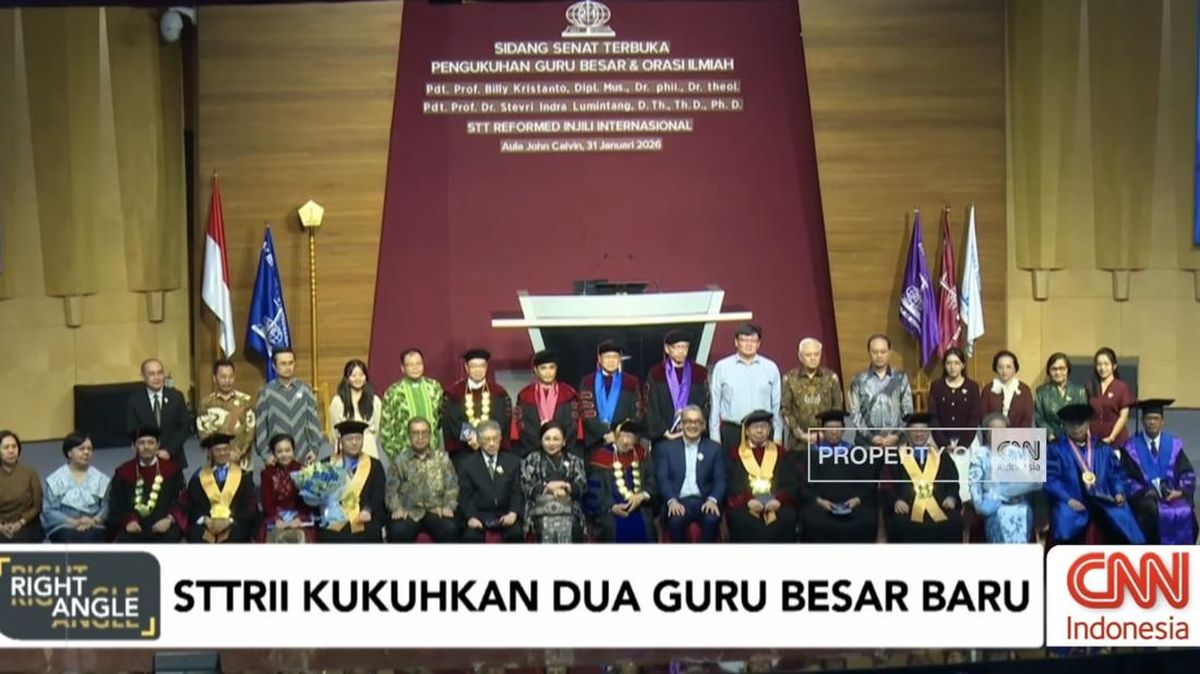 STTRII Kukuhkan Dua Guru Besar Teologi di Sidang Senat Terbuka
