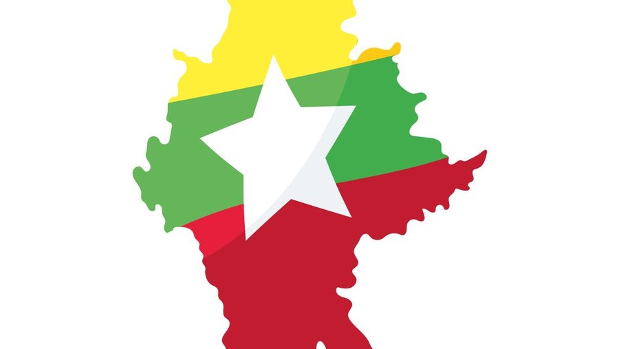 Ilustrasi Peta Myanmar