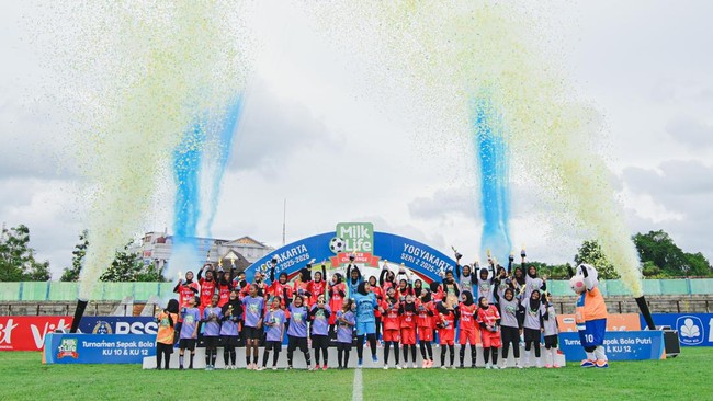 Turnamen MilkLife Soccer Challenge (MLSC) Bandung dan Yogyakarta Seri 2 2025/2026 menghadirkan juara baru.